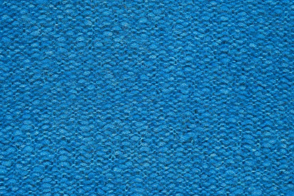 Niebieski Sweter Tekstury Ręcznie Robiona Odzież Dziana Ściegu Wstecznego Tło — Zdjęcie stockowe
