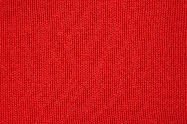 Czerwony Sweter Tekstury Ręcznie Robione Dzianiny Tło Abstrakcyjny — Zdjęcie stockowe