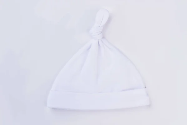 Organic Cotton Knot Hat Top View Close — Stock Photo, Image