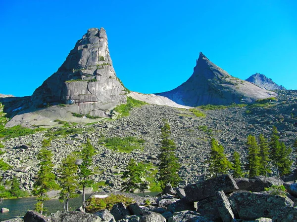 Rússia Krasnoyarsk Territory Western Sayan Mountains Ergaki Ridge Belas Vistas — Fotografia de Stock