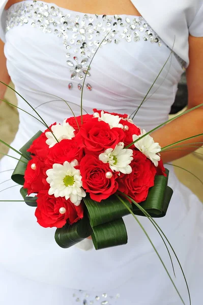 Bride Bouquet Closeup — Stock Photo, Image