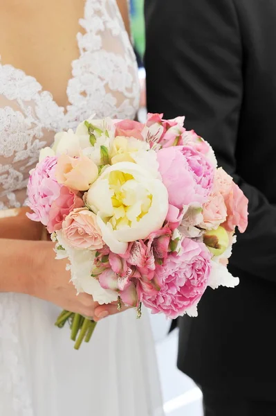 Bride Bouquet Closeup — Stock Photo, Image