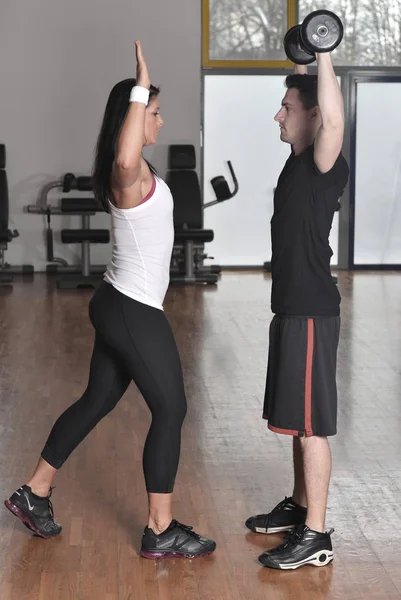 Female trainer working with her trainee — Stock Photo, Image