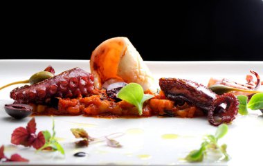 Kaliteli yemek deniz ürünleri meze 