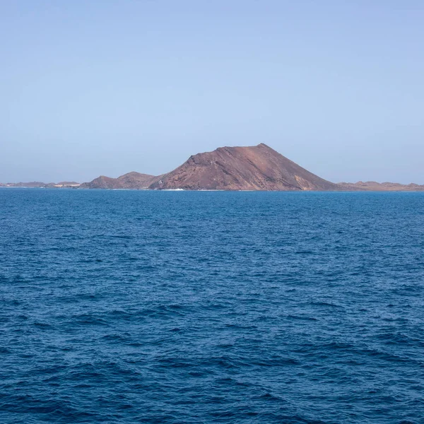 Vista Isla Lobos Fuerteventura — Foto de Stock