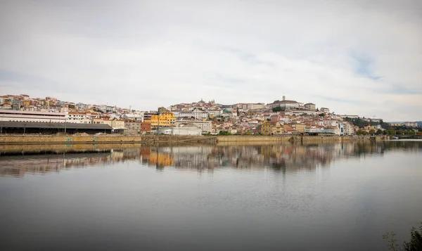 Vista Desde Centro Histórico Del Río Mondegoo Coimbra Portugal — Foto de Stock