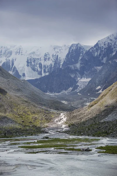 Río Akkem Parque Beluha Montaña Altai Rusia — Foto de Stock
