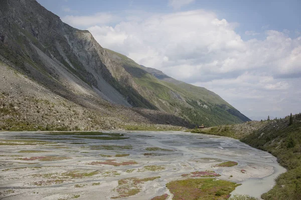 Río Akkem Parque Beluha Montaña Altai Rusia — Foto de Stock