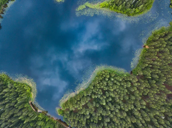 セリゲル湖の上からの眺め ロシアの自然風景 — ストック写真