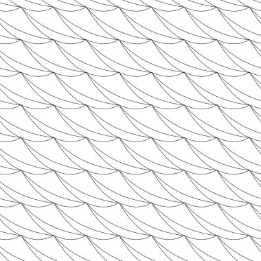 Çapraz dalgaların seamless modeli. Vektör deniz arka plan