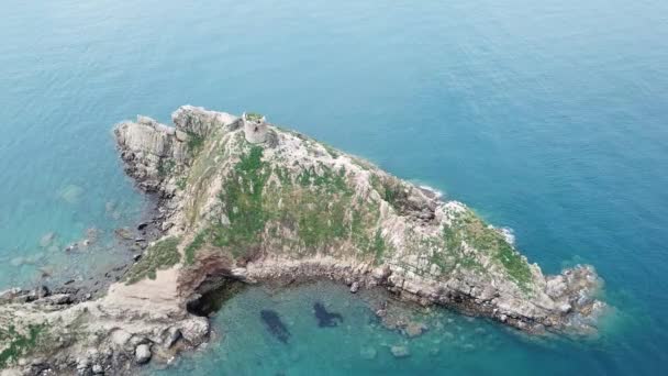 Torre Degli Appiani Ilha Punta Ala Itália — Vídeo de Stock