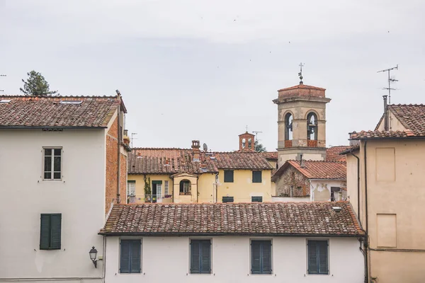 Lucca Şehir Sokak Tuscany Talyan Şehir Manzarası — Stok fotoğraf