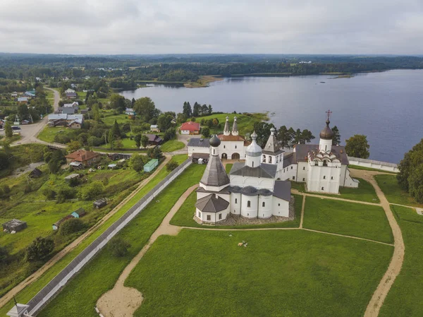 Ferapontov Klooster Gelegen Oever Van Het Meer Van Borodaevsky Vologda — Stockfoto