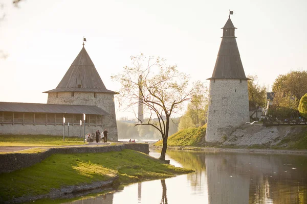 Russische Sightseeing Gouden Ring Stad Torens Van Het Kremlin — Stockfoto