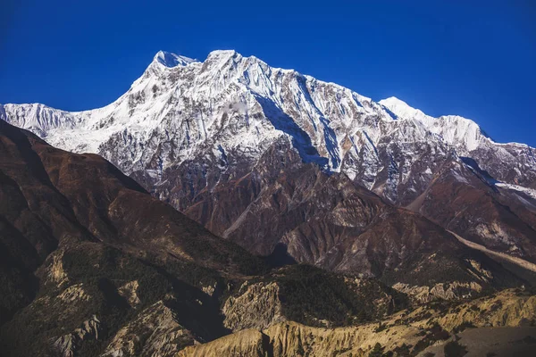 Bergen Van Himalaya Van Nepal Annapurna Circuit Trek — Stockfoto