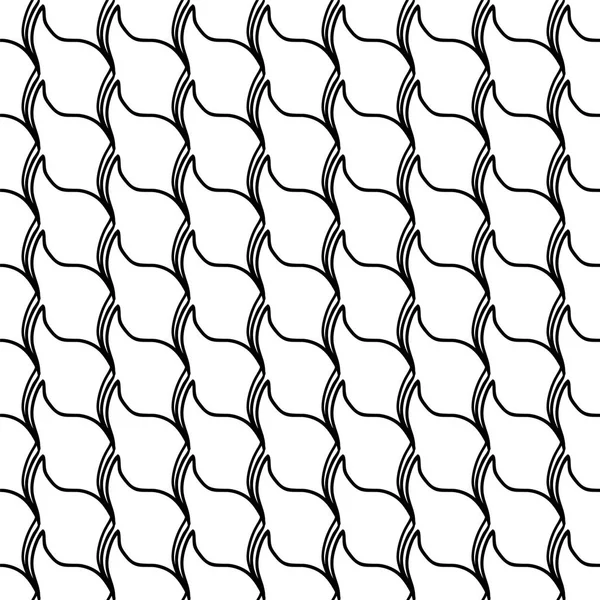 Patrón Abstracto Blanco Negro Sin Costura Vectorial — Vector de stock