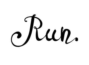 Çalıştırmak. Kaligrafik harflerin word 