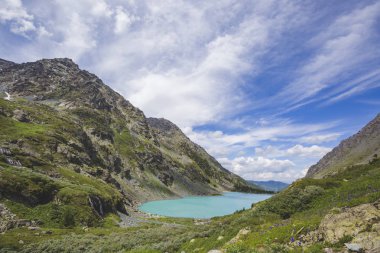 Lake Kuiguk. Altay Dağları manzara