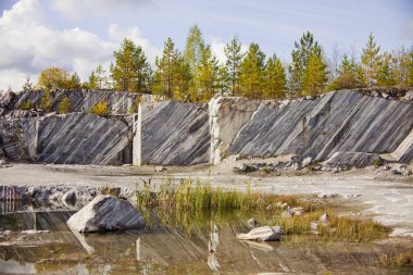 Mermer İtalyan ocağı. Ruskeala rezervi, Karelia