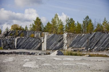 Mermer İtalyan ocağı. Ruskeala rezervi, Karelia