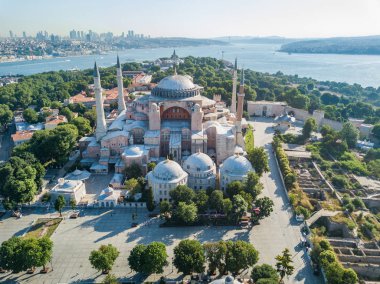 Ayasofya, İstanbul. Havadan görünüm