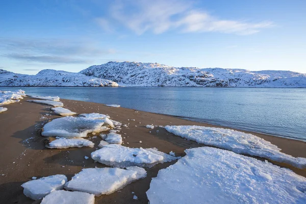 Баренцове море затока зимовий ландшафт — стокове фото