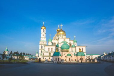 Istra 'daki yeni Kudüs Ortodoks manastırı. Moskova bölgesi