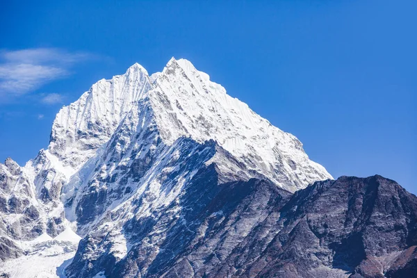 Mount Thamserku Nepal Uitzicht Vanaf Namche Bazar Village — Stockfoto