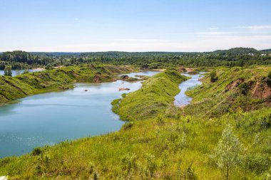 Moskova bölgesinin Sychevo Volokolamsk bölgesinde sular altında kalmış. Rusya
