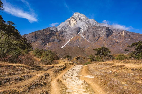 Khumbu Yul Lha Berg Weg Naar Kumjung Himalaya Nepal — Stockfoto