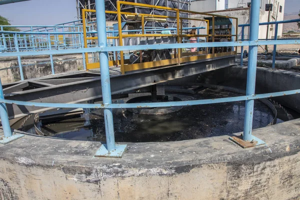 Wastewater Treatment Plant Treats Black Water Gray Water Use Agriculture Stock Picture