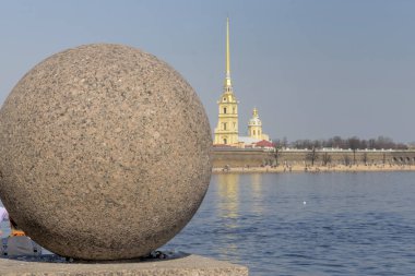 Güzel manzarası, şehir St. Petersburg, Peter ve Paul için