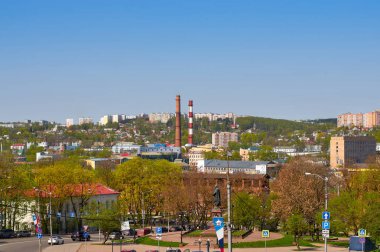 Smolensk, Rusya - 03 Mayıs 2018: Smolensk demiryolu st görünümünü