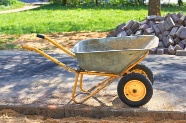 Başka eşyalar el ile taşımak için el arabası