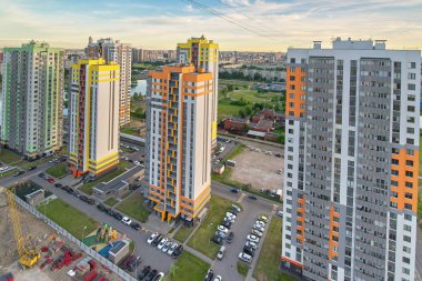 Saint Petersburg, Rusya - 10 Haziran 2018: Yukarıdan bir yazılımlar