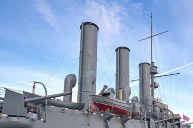 Savaş gemisi - cruiser Aurora borular