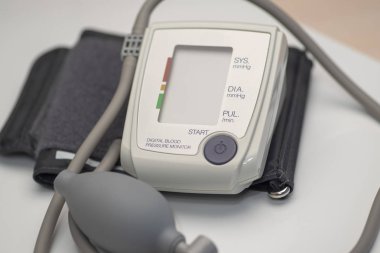 Tonometer, kan basıncı, ekrandaki metin için yer ölçme tıbbi cihaz