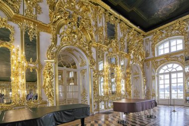 Saint Petersburg, Rusya - 16 Mart 2019: iç balo salonu, Ca