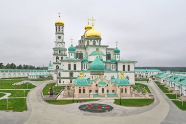 Istra'daki Yeni Kudüs manastırına bakış, Moskova oblastı, Rusya