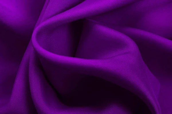 Purple Fabric Cloth Texture Background Design Art Work Beautiful Crumpled — Stock Photo, Image