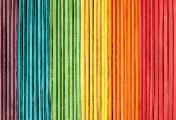 Fondo Textura Pared Madera Colorida Patrón Colores Arco Iris Brillante — Foto de Stock