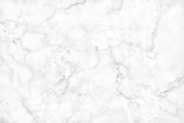 İç dekorasyon için kusursuz ve yüksek çözünürlüklü beyaz mermer desenli arka plan. Taştan döşeme doğal desenli..