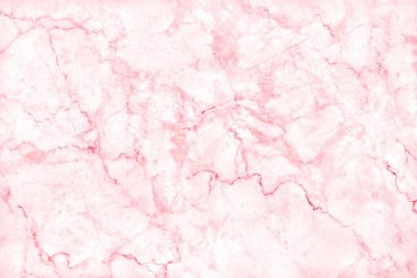 İç dekorasyon için kusursuz ve yüksek çözünürlüklü pembe mermer desenli arka plan. Taştan döşeme doğal desenli..
