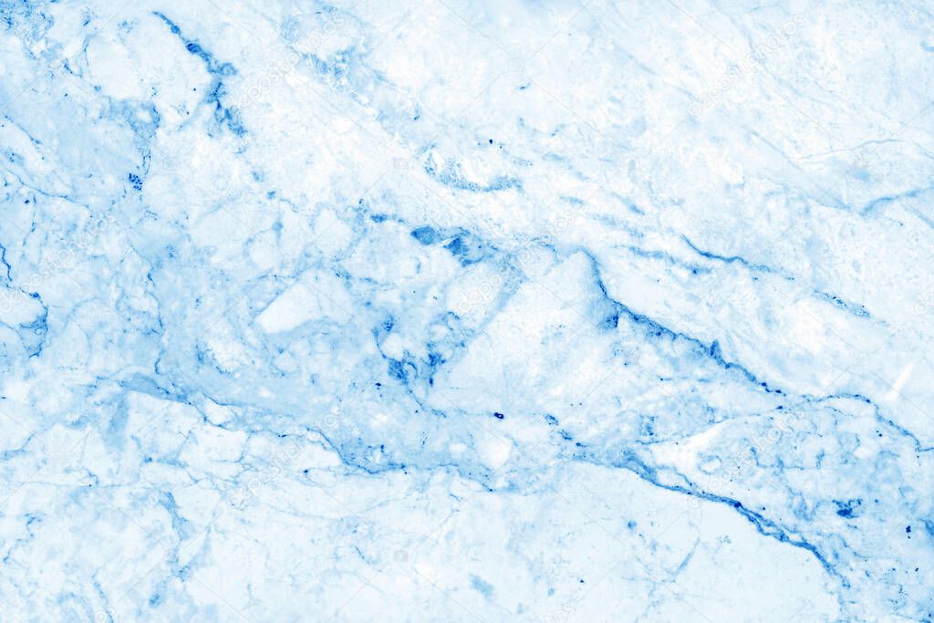 Blue pastel texture background with high resolution, counter top view of natural tiles stone in seamless glitter pattern and luxurious.