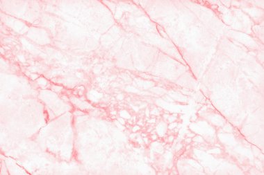 Yüksek çözünürlüklü pembe mermer desenli arka plan, pürüzsüz parıltı desenli ve konforlu doğal taşların karşı görüntüsü.