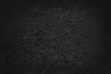 Arka plan ve tasarım çalışmaları için yüksek çözünürlüklü doğal desenli koyu gri kayrak dokusu. Siyah taş duvar.