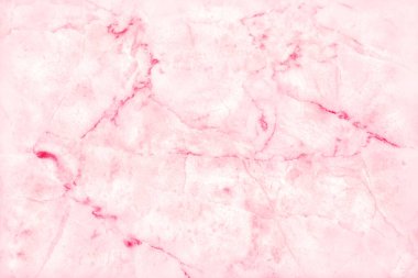 Yüksek çözünürlüklü pembe mermer desenli arka plan, iç ve dış dekorasyon için pırıl pırıl parlayan lüks desenli doğal fayansların en üst görünümü.