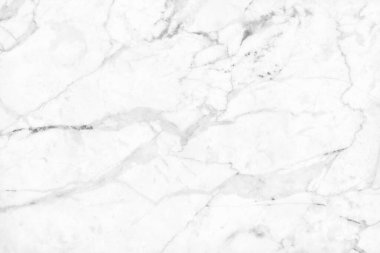 Detay yapısı yüksek çözünürlüklü beyaz gri mermer arkaplan, tasarım sanatı çalışması için doğal desenli taş zeminde soyut lüks dikişsiz.