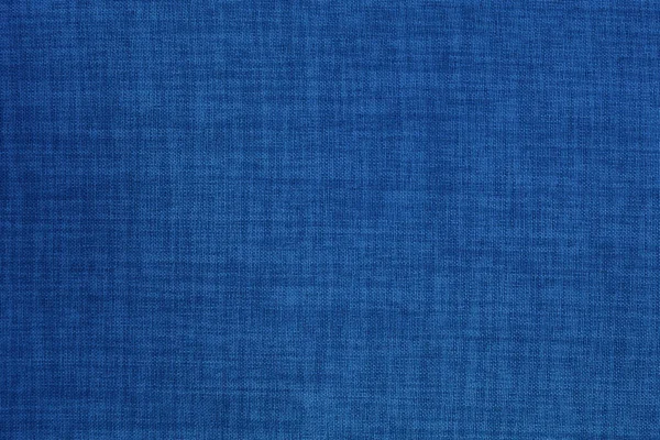 Ciemnoniebieska Tkanina Płócienna Tekstura Tło Bezszwowy Wzór Naturalnego Materiału Włókienniczego — Zdjęcie stockowe