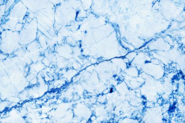 Yüksek çözünürlüklü mavi mermer döşeme, iç ve dış dekorasyon için kusursuz parıltı desenli lüks taştan döşeme manzarası..